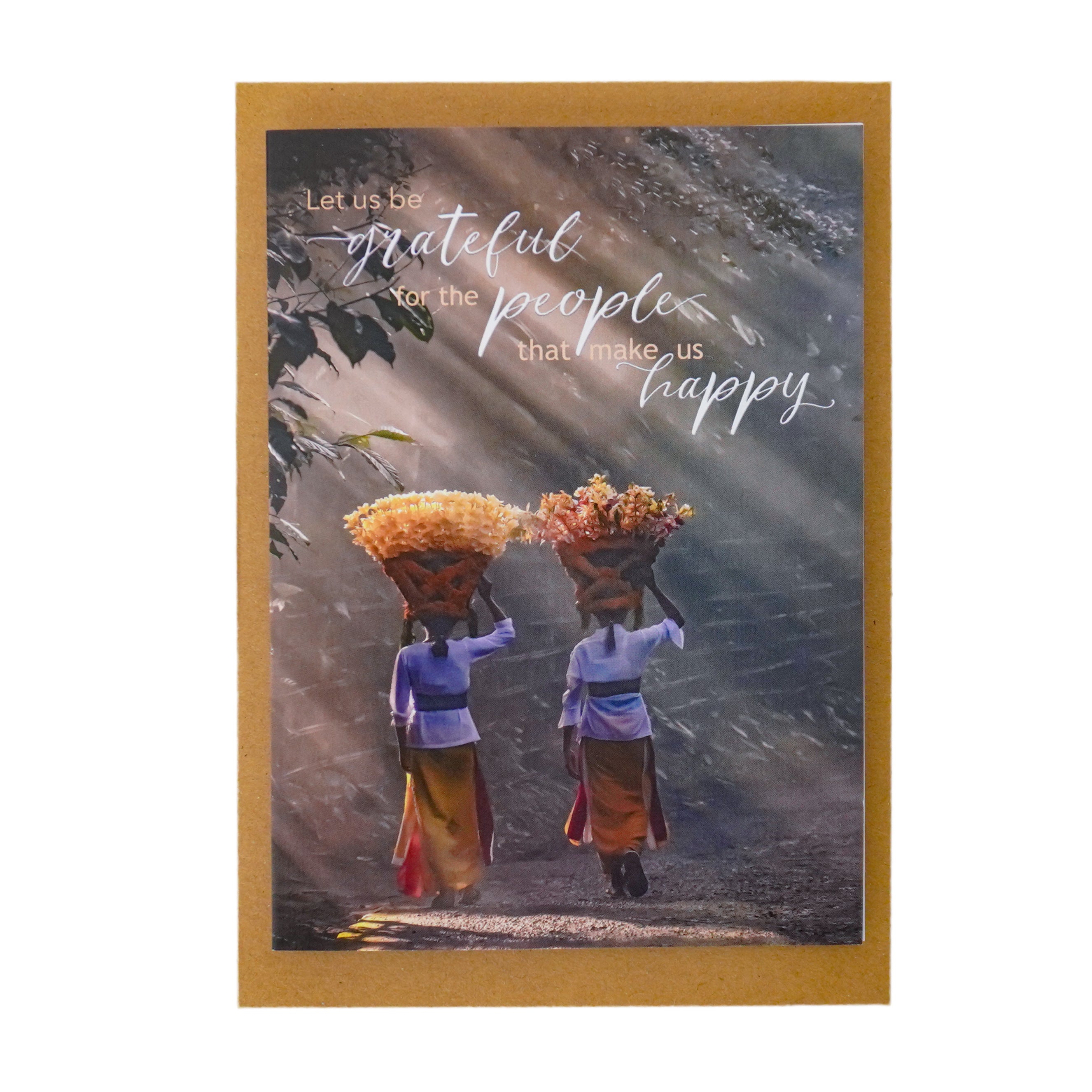 Card - Let us be Gratefull