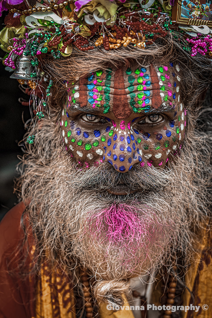 Piercing Gaze (The Painted Sadhu)