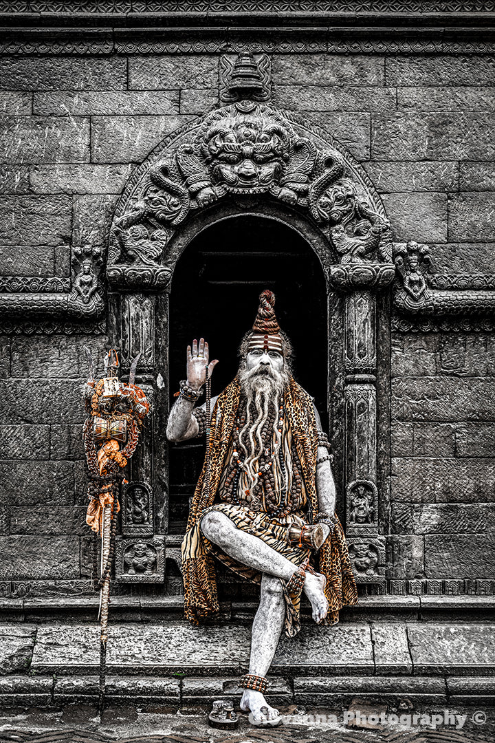Sacred Gesture (Blessing from Sadhu)