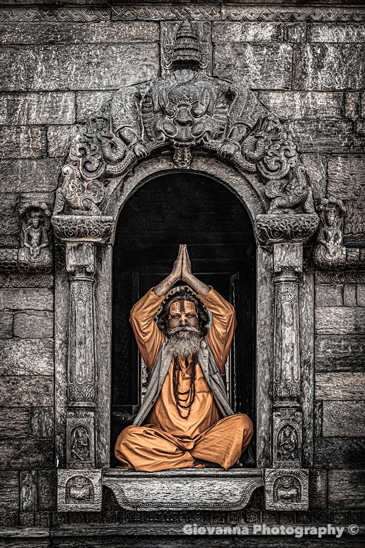 Silent Sanctuary (The Sadhu wiithin The Temple)