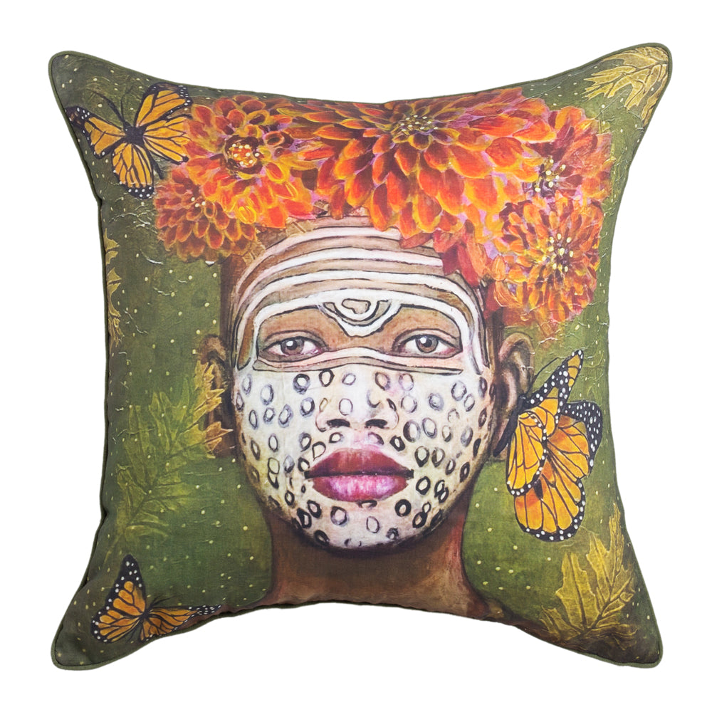 Cushion Amara - Change and transformation - 55 x 55 cm