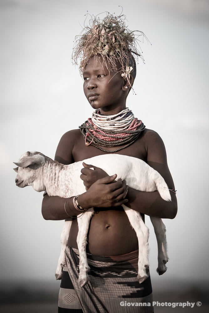 DANIEL - Kara boy with white goat