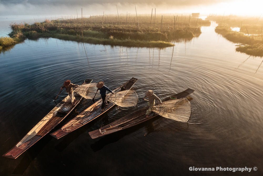 Fisherman, Early Morning Inle Lake