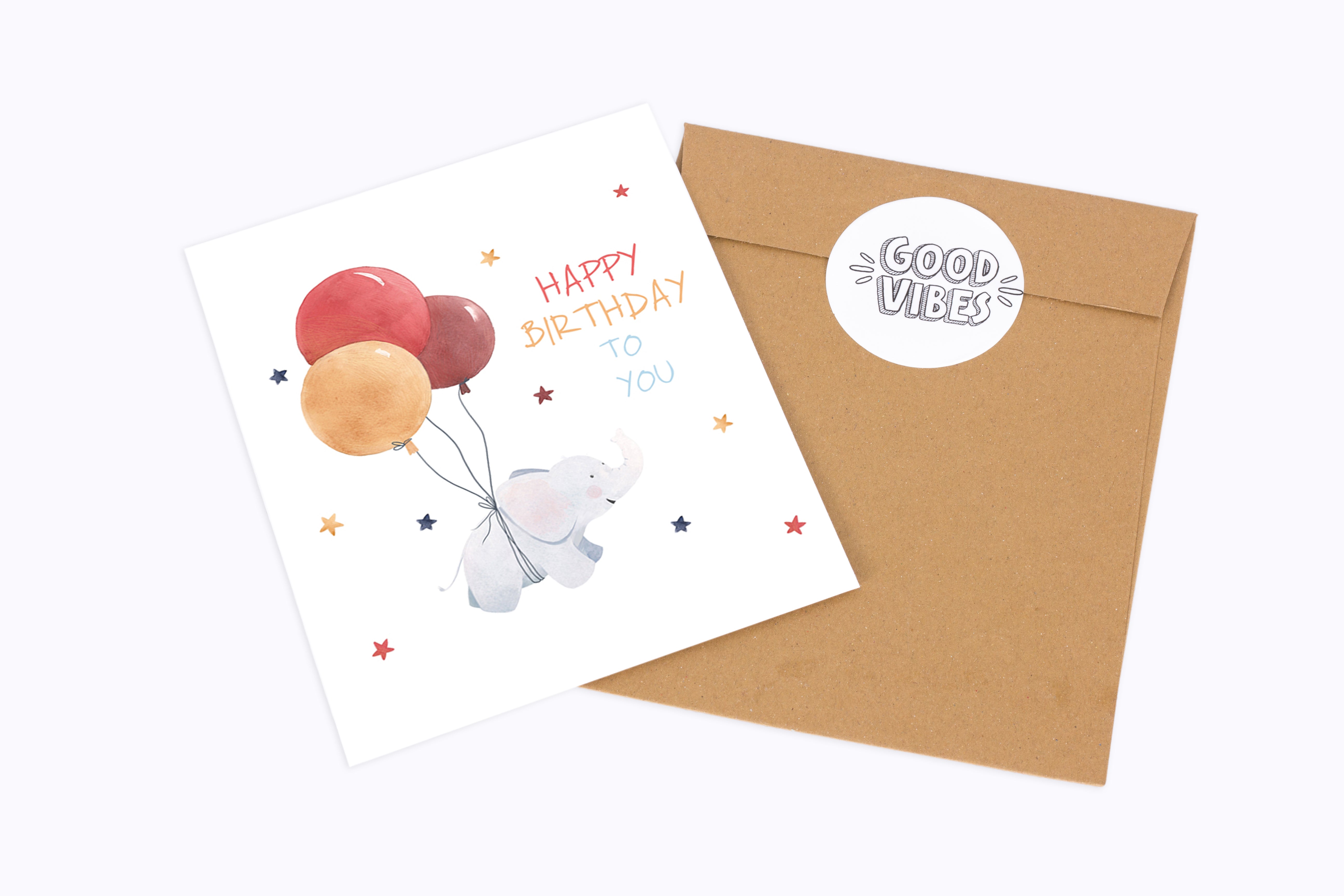 Card - Happy Birthday Elephant