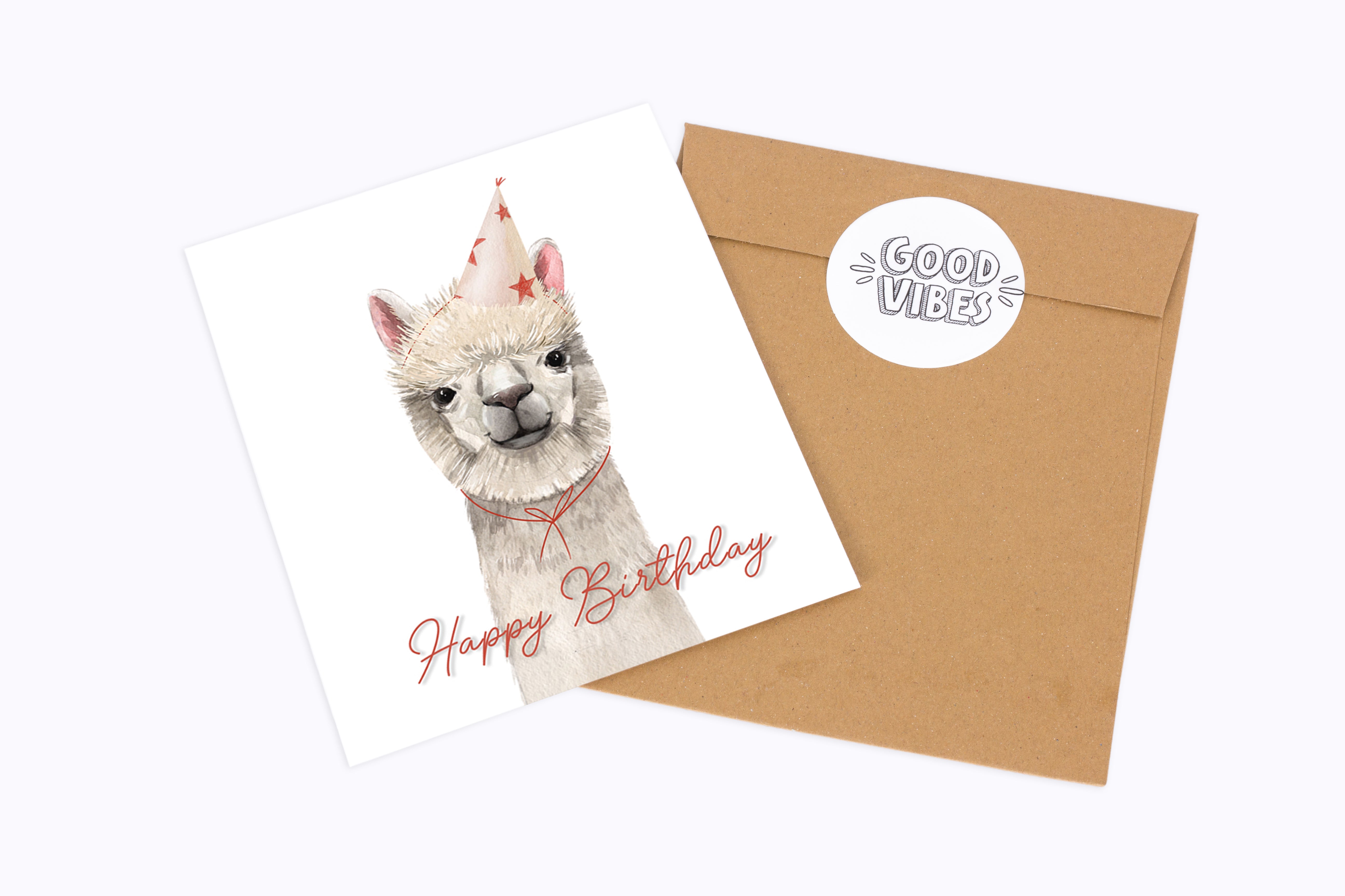 Card - Happy Birthday Llama