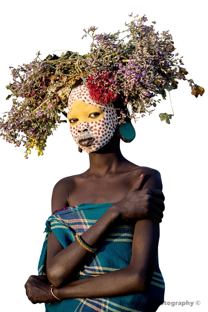 KALI - Young girl from The Suri tribe