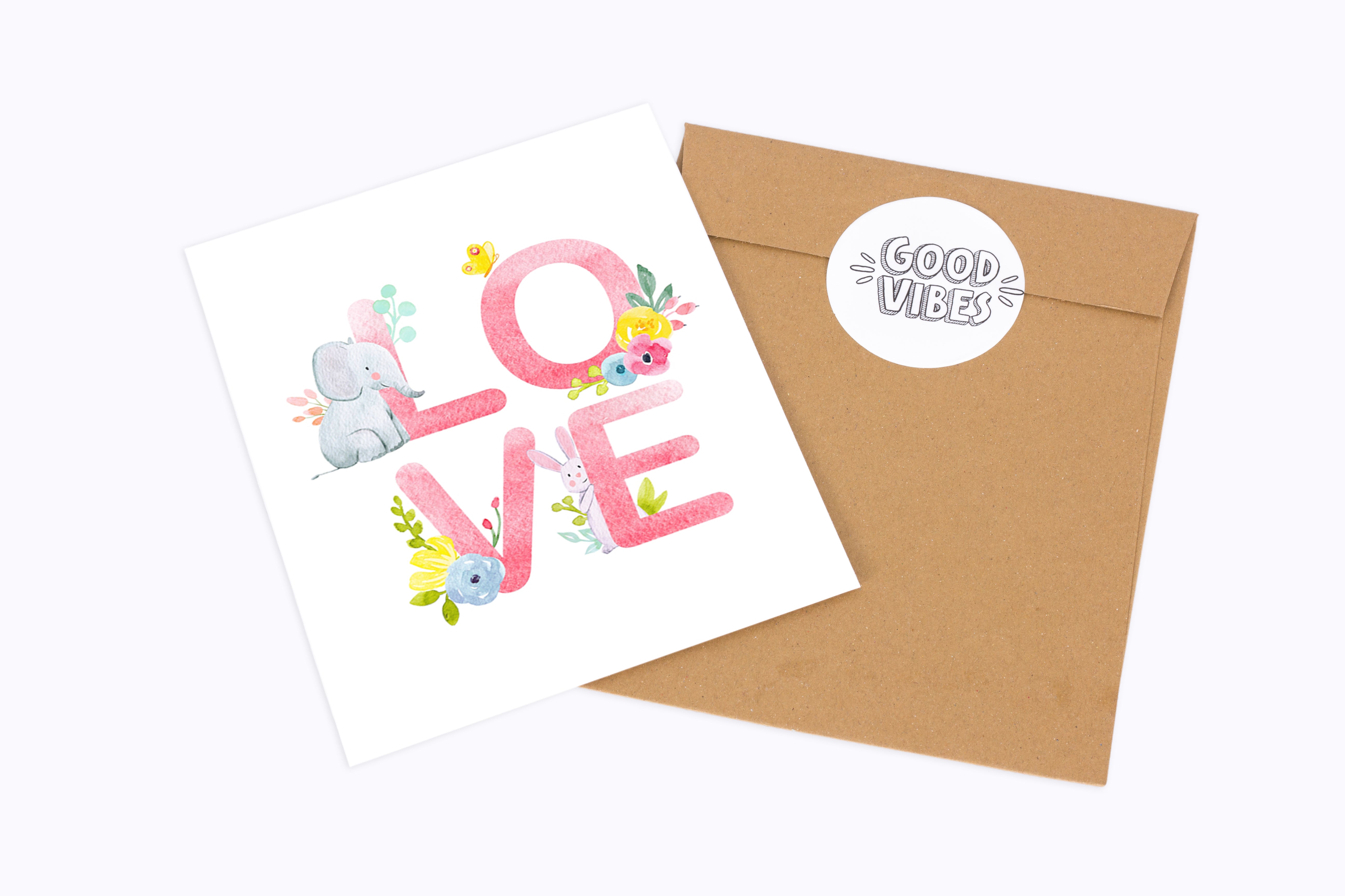 Card - Love Elephant