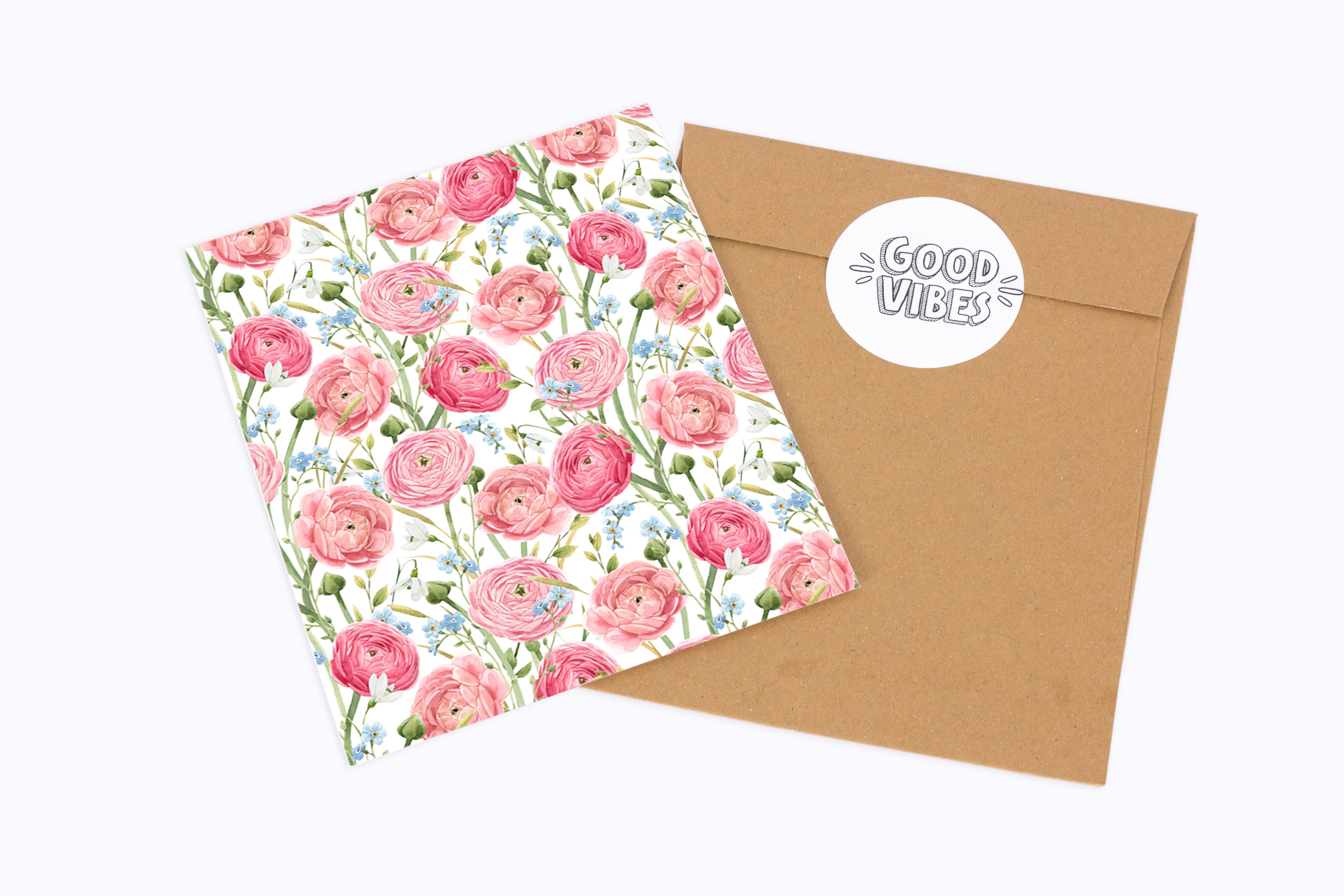 Card - Rose
