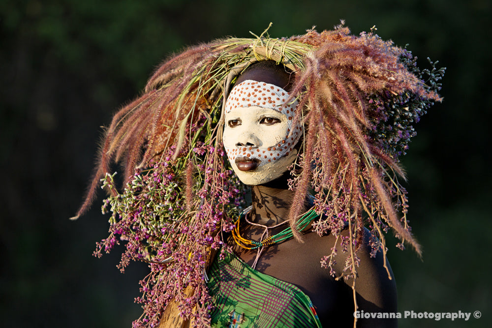 SOFIA - Young girl from The Suri tribe