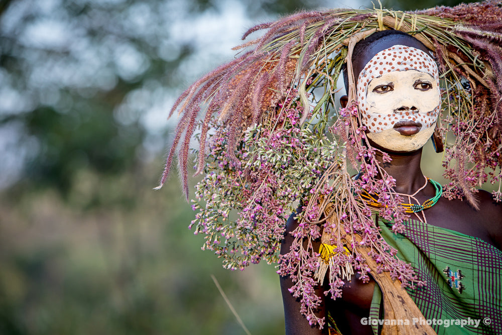 SOFIA - Young girl from The Suri tribe 2