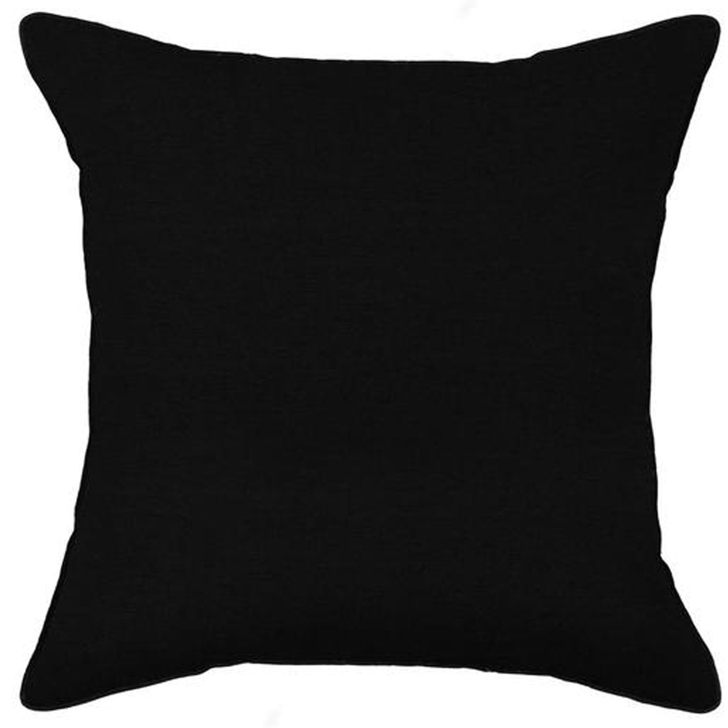 Cushion - Black Jungle Leopard
