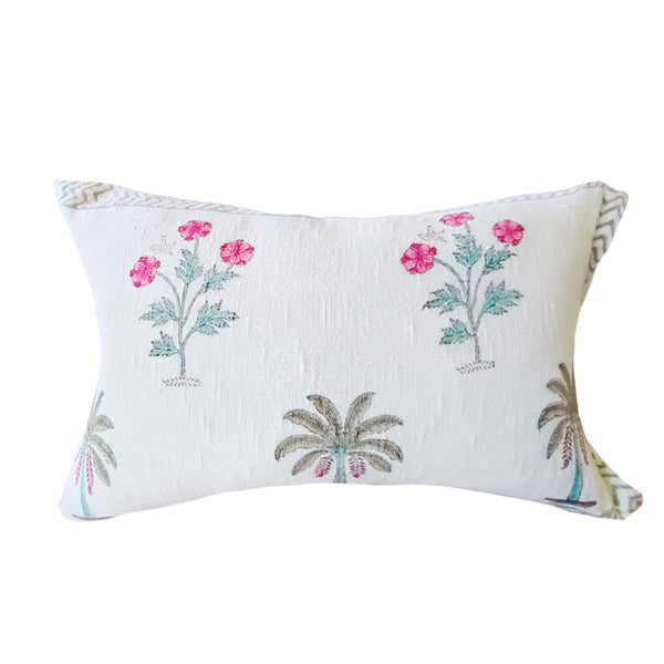 Island Palm Pillow Cover