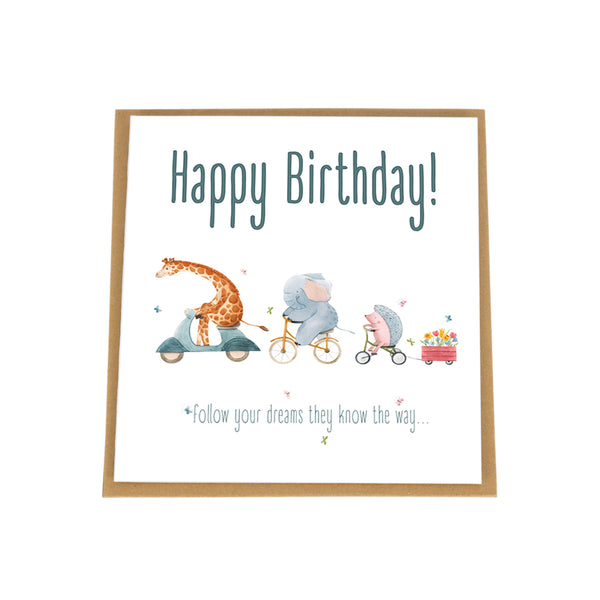 Card - Happy Birthday Follow Your Dream