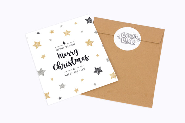 Card - Merry Christmas Star