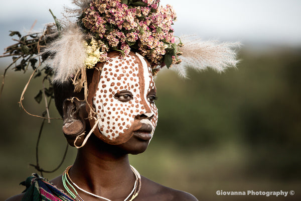 SABA - Young Suri tribe girl