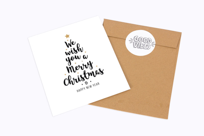 Card - We Wish You a Merry Christmas